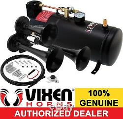 Train Horn Kit for Truck/Car/Pickup Loud System /1G Air Tank /150psi /3 Trumpets