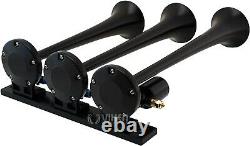 Train Horn Kit for Truck/Car/Semi Loud System /1G Air Tank /150psi /3 Trumpets