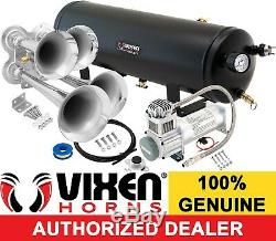 Train Horn Kit for Truck/Car/Semi Loud System /3G Air Tank /200psi /4 Trumpets