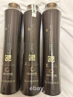 Treatment Keratin Coffee Premium WENNOZ (HONMA TOKYO) Kit 3 products 3X1000ml