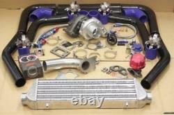 Turbo Kit for Honda Civic Integra Del Sol T3 5 Bolt WITH Intercooler D16 B16 B18