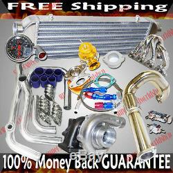 Turbo Kits T3/T4 Turbo for 1988-1995 Honda Civic D D Series Tubular manifold