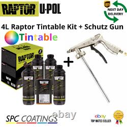 UPOL RAPTOR Tintable Bed Liner TOUGH COATING U-POL 4L KIT (NEW)