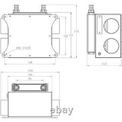 Universal 12v Lightweight Heater For Motorsport Custom Build Kit Car or Camper