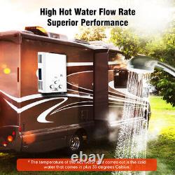 Upgrade Static Caravan Water Heater 6L LPG&Horizontal Flue Kit+Shower Head UK