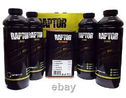 Upol Raptor Black 4x Liner Kit Tough Urethene Coating Bedliner Spray Paint U-pol