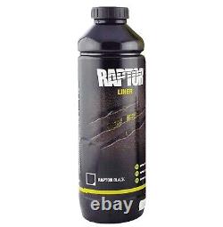Upol Raptor Black Bed Liner Tough 4 Bottle Kit Schutz Spray Gun