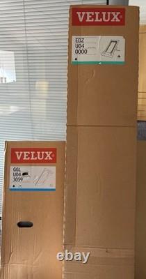 VELUX GGL U04 3059 Roof Window 98x134 cm + EDZ U04 Tile Flashing Kit New (UK04)