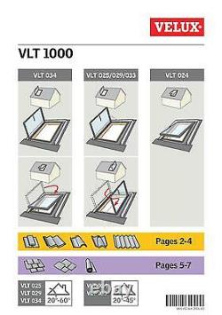 VELUX VLT Conservation Access Loft Roof Window 45x55 cm Skylight + Flashing Kit