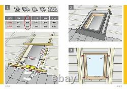 VELUX VLT Conservation Access Loft Roof Window 45x55 cm Skylight + Flashing Kit