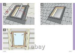 VELUX VLT Conservation Access Loft Roof Window 45x55 cm Skylight + Flashing Kit