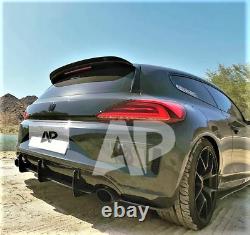 VW Scirocco R Rear Blade Style Diffuser 2008-2017 Body Kit