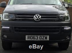 VW T5 Transporter DRL Kit 2010-15 Facelift Best Quality ABS Covers (Unpainted)