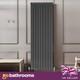 Vertical Radiator Anthracite Grey Flat Column Double Panel Radiator 1800 X 610mm