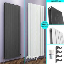 Vertical Radiator Flat Panel Central Heating Tall Upright Rads 1800 / 1600 mm