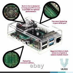 Vilros Raspberry Pi 4 Basic Kit with Fan Cooled Case