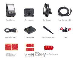 Viofo A129 Dual Lens Dash Camera Twin SONY Star Sensr 5GHz WIFI GPS+Hardwire kit