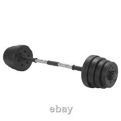 Vivo 30Kg Dumbbells Pair of Weights Barbell/Dumbells Body Building Set Gym Kit