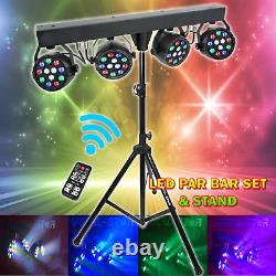 Vocal-Star VS-PAR Disco Par Light Set RGBW Lights Effect Lighting Stage LED Kit