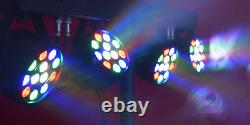 Vocal-Star VS-PAR Disco Par Light Set RGBW Lights Effect Lighting Stage LED Kit