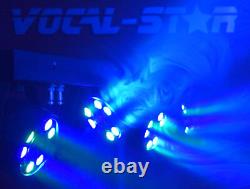 Vocal-Star VS-PAR Disco Par Light Set RGBW Lights Effect Lighting Stage LED Kit