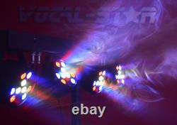 Vocal-Star VS-PAR Disco Par Light Set RGBW Lights Effect Lighting Stage LED Kit