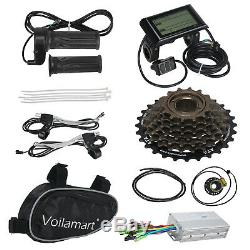 Voilamart 1000W Electric Bicycle Conversion Kit Rear Wheel EBike LCD Meter 26