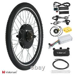 Voilamart 1500W 48V Electric Bicycle Conversion Kit EBike Rear Wheel 26 Cycling