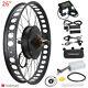 Voilamart 26x4.0 Fat Tire Ebike Motor Conversion Kit Bicycle Rear Wheel With Lcd