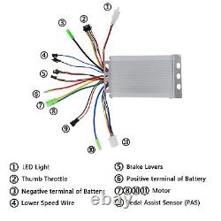 Voilamart 36V500W Front Electric Bicycle E-Bike Conversion Motor Kit Wheel 26