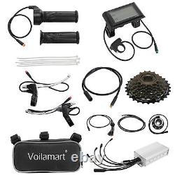 Voilamart Waterproof 26 Rear Wheel Electric Bicycle Conversion Kit LCD Display