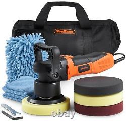 VonHaus Dual Action Car Polisher Kit 180mm Random Orbital Polishing Machine