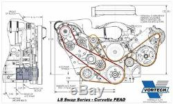 Vortech V-3 Si Supercharger LS-Swap EFI Kit Chevrolet C5/C6 Corvette FEAD LS2