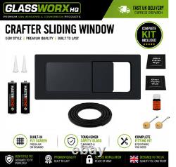 Vw Crafter 2018+ Driver Side Sliding Window Including Fitting Kit & Utrim