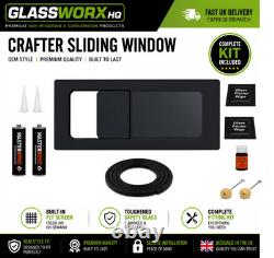 Vw Crafter 2018+ Passenger Side Sliding Window Including Fitting Kit & Utrim