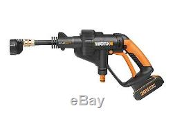 WORX WG629E. 8 Hydroshot 18V Cordless Pressure Cleaner Kit with Bottle Adaptor