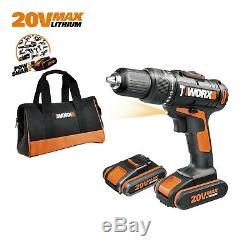 WORX WX933 18V DIY Tool Kit Combi Drill, Impact Driver and Worxsaw