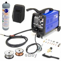 Wolf Professional MIG Welder 140 Turbo Fan Cooling Complete Gas Kit 135amp