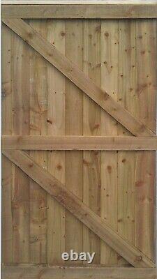 Wooden Garden Gate Wooden Gate Pedestrian Gate MADE TO MEASURE Free fitting kit