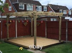 Wooden pergola kit