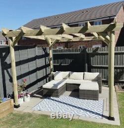 Wooden pergola kit