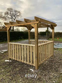 Wooden pergola kit