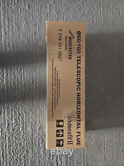 Worcester Condensfit Standard Telescopic Horizontal Flue Kit 100mm 7716191082