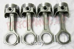 YCP 75mm D16 Vitara Pistons + NPR Rings & Custom Length Rods TEFLON Kit