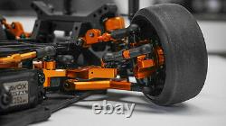 Yeah Racing HPI Sprint 2 Orange Aluminum RWD Drift Conversion Kit SPT2-S04OR