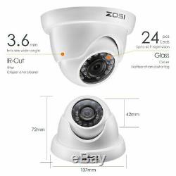 ZOSI CCTV System 8CH 1080N DVR Recorder Home Outdoor Security Camera System Kit