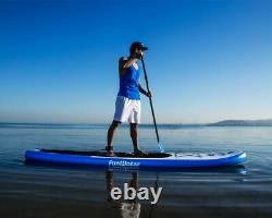 11' Gonflable Stand Up Paddle Board Sup Surfboard Avec Kit Complet 6''