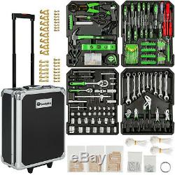 1200 Pcs Boîte À Outils En Métal D'aluminium Avec Le Stockage Du Kit D'outils Chariot Mobile