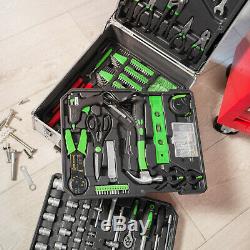 1200 Pcs Boîte À Outils En Métal D'aluminium Avec Le Stockage Du Kit D'outils Chariot Mobile