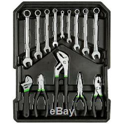 1200 Pcs Boîte À Outils En Métal D'aluminium Avec Le Stockage Du Kit D'outils Chariot Mobile